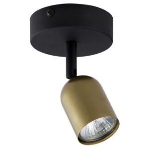 TOP BLACK/GOLD LAMPA SUFITOWA 1 PŁ 3301 TK Lighting
