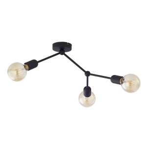 FANTASY CZARNA LAMPA SUFITOWA 3 PŁ 3128 TK Lighting