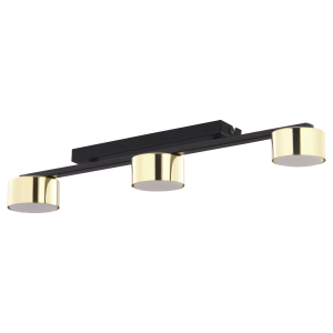 DALLAS GOLD/BLACK LAMPA SUFITOWA 3 PŁ 6091 TK Lighting