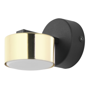 DALLAS GOLD/BLACK KINKIET 1 PŁ 6090 TK Lighting