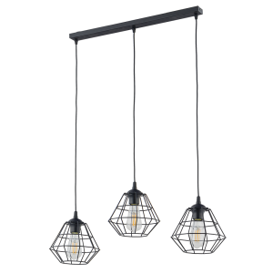 DIAMOND NEW BLACK LAMPA WISZĄCA 3 PL LISTWA 6203 TK Lighting