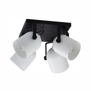 SPECTRA BLACK/WHITE LAMPA SUFITOWA 4 PŁ 3493 TK Lighting