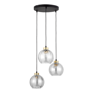 DEVI TRANSPARENT LAMPA WISZĄCA 3 PŁ KOŁO 4579 TK Lighting