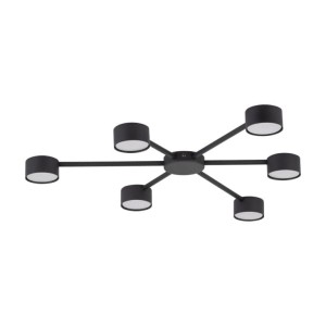 AVIA BLACK LAMPA SUFITOWA 6 PŁ 4692 TK Lighting