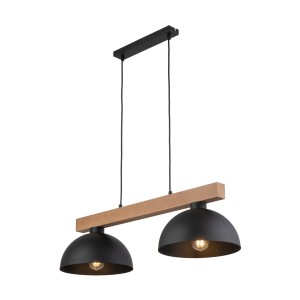 OSLO BLACK LAMPA WISZĄCA 2 PŁ 4711 TK Lighting