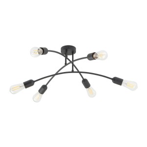 HELIX BLACK LAMPA SUFITOWA 6 PŁ 4679 TK Lighting