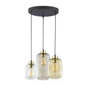 MARCO BROWN LAMPA WISZĄCA 3 PŁ KOŁO 3175 TK Lighting