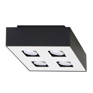 Plafon MONO 4 czarny SL.0073 Sollux Lighting