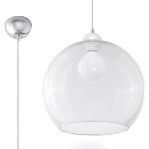 Lampa wisząca BALL transparentny SL.0248 Sollux Lighting