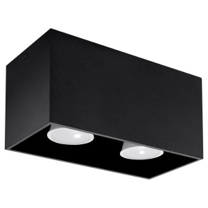 Plafon QUAD MAXI czarny SL.0381 Sollux Lighting