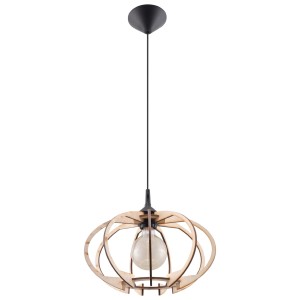 Lampa wisząca MANDELINO naturalne drewno SL.0392 Sollux Lighting