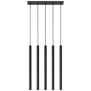 Lampa wisząca PASTELO 5 czarna SL.0472 Sollux Lighting