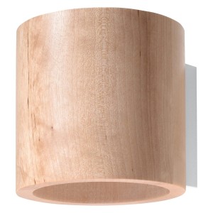 Kinkiet ORBIS naturalne drewno SL.0490 Sollux Lighting