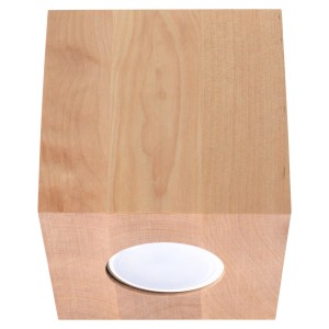 Plafon QUAD naturalne drewno SL.0493 Sollux Lighting