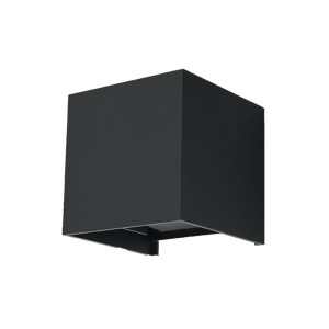Kinkiet LUCA czarny LED IP54 SL.0545 Sollux Lighting