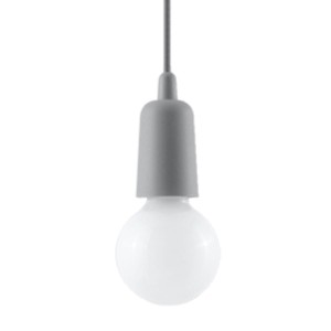 Lampa wisząca DIEGO 1 szara SL.0575 Sollux Lighting