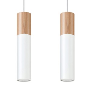 Lampa wisząca PABLO 2 biała SL.0629 Sollux Lighting