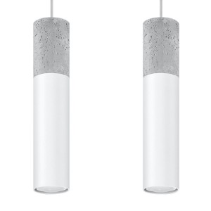 Lampa wisząca BORGIO 2 biały SL.0648 Sollux Lighting