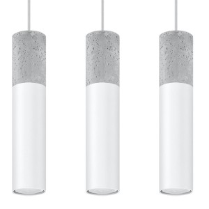 Lampa wisząca BORGIO 3L biały SL.0649 Sollux Lighting