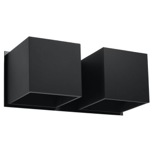 Kinkiet QUAD 2 czarny SL.0657 Sollux Lighting