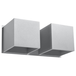 Kinkiet QUAD 2 szary SL.0658 Sollux Lighting