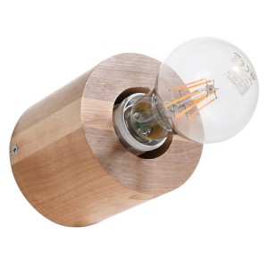 Kinkiet SALGADO naturalne drewno SL.0673 Sollux Lighting