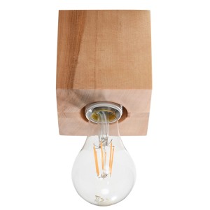Plafon ARIZ naturalne drewno SL.0675 Sollux Lighting