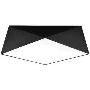 Plafon HEXA 45 czarny SL.0693 Sollux Lighting