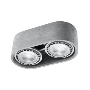 Plafon BASIC 2 beton SL.0882 Sollux Lighting