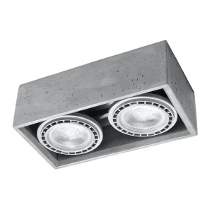 Plafon QUATRO 2 beton SL.0884 Sollux Lighting
