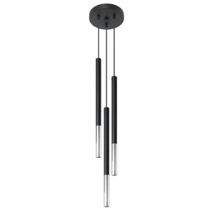 Lampa wisząca MOZAICA 3P czarny/chrom SL.0887 Sollux Lighting