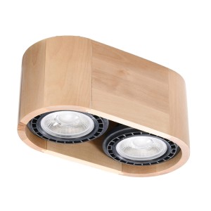 Plafon BASIC 2 naturalne drewno SL.0914 Sollux Lighting