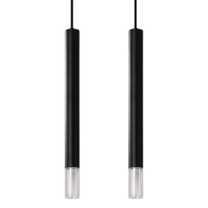 Lampa wisząca WEZYR 2 czarna SL.0961 Sollux Lighting