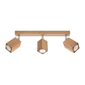 Plafon KEKE 3 dąb SL.1037 Sollux Lighting