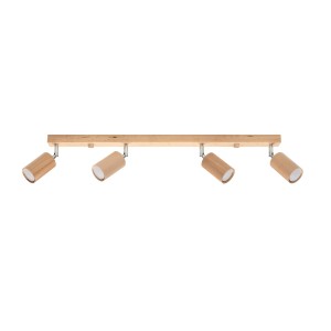 Plafon BERG 4 naturalne drewno SL.1042 Sollux Lighting