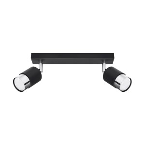 Plafon NERO 2 czarny/chrom SL.1065 Sollux Lighting