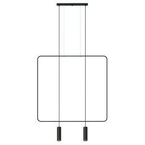 Lampa wisząca RANA 2 czarna TH.019CZ Sollux Lighting